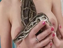 Girl With Snake