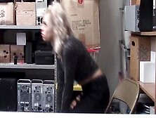 Hot Muscled Guard Pounds Naughty Pornstar's Pussy In The Office