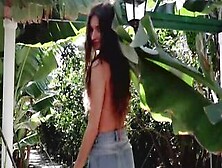 Cute Brunette Model With Nice Tits Ilvy Kokomo Hot Posing Outdoor