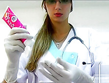 Lezdom Nurse Ties Up And Violate Dirty Patient With Gloves And Toys