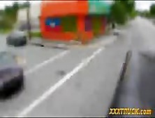 Bitches Give Tow Truck Driver A Blowjob