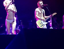 Singer Strips Totally Nude On Stage During Concert