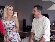 Hot Teeny Seduces Her Bf's Dad On Anal Fucking