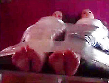 Tickling Paradise - Hannah And Frency Mummy Wrapped And Foot Tickled