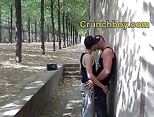 A Arab Twink Suck A Muscular Boy In A Public Park