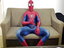 Spiderman,  Pantyhose,  Gay Explosive Cumshot