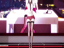 [Mmd] Dark Pink Lisa - Swalla Tifa Lockhart Cute Kpop Dance Ff7 Final Fantasy