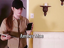 Amber Mae Footjob