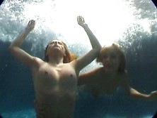 1080P – Two Hot Lesbian Sluts Eat Each Other Out In The Pool