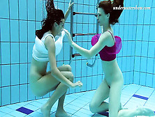 Lera And Sima Lastova Uber-Sexy Underwater Lady