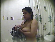 Indian Slut Caught Bathing After Her Birthday Party