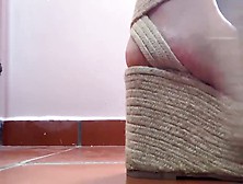 A Pissy Workout - Pissing And Fingering Until Cumming After My Fitness Session