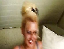 Blonde Mom Pounded First Timer Inside Front Of A Camera