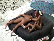 Oiled Horny Babe Sunbathing