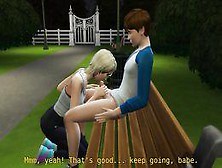 Незнакомец Подсматривает За Сексом В Парке