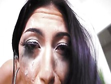 Pov Latina Broad Was Face Fucked Until Her Makeup Got Spoiled
