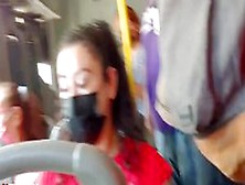 Mirona De Bulto - Bulge Flash In Bus