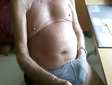 Inexperienced 82 Year Old German Stud Jerks Off His Small Cock On Webcam For Hot Gay Men