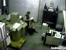 Hot Blonde Fucking Hardcore In Warehouse