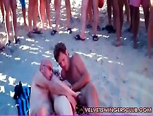 Velvet Swingers Club Sex Party On Nude Beach