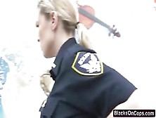 Black Stud Bangs Two Policewomen Cunts In Truck