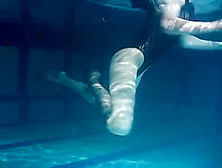 Polcharova Stipping And Enjoying Underwater Swimming