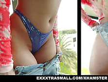 Exxxtrasmall - Thick Backside Teeny Bopper Gets Her Poon Wrecked