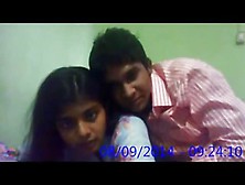 Young Indian Couple Playing In Front Of The Camera