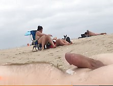 Cumshot In Beach Without Touching