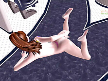 An Animated 3D Cartoon Porn - A Beautiful Teen Girl Laying On The Floor And Fingering Her Ass & G Her Pussy