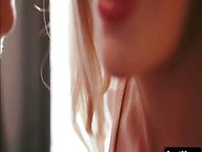 Slim Emma Hix Leans To Kiss Emma Starletto For Lesbian Sex