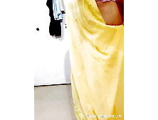 Desi Sissy Shemale Wearing Saree And Strip Tease