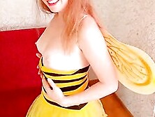 Cosplay Bee Suck Dick For Taking Cum Like Nectar -