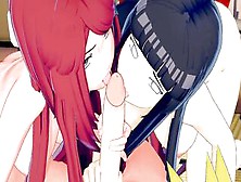 Hinata X Kushina Dyke Fun ( Naruto 3D Porn)