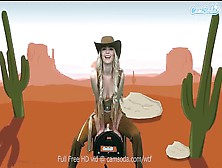 Camsoda - Cute Teen Cowgirl Rides Sybian