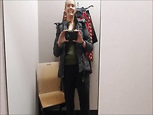 Candie Cane - Carpet Pee In Public Mall Dressing Room