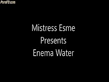 Mistress Esme - Toilet Slavery - Enema Water