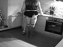 Two Milf Maids With Big Asses Fucked Each Other While Working