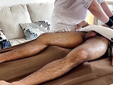 Inquisitive Well-Endowed Man Seduces Masseur While Getting A Massage