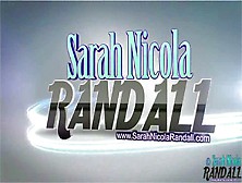 Curvy Sarah Randall With Green Bikini