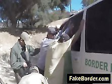 Blonde Whore Getting Fucked Hard By An Border Agent