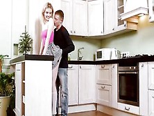 Teeny Couple - Milka – Teens Fucking On Kitchen Rug