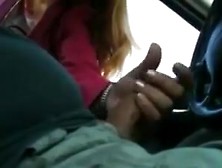 Flashing In The Car Handjob Blowjob