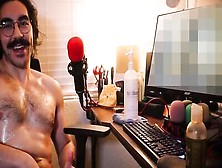 Gay Dude Talks Dirty While Playing With Cock On Webcam Show