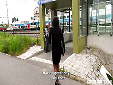 Czech Streets – Milf Enjoys A Vibrator In Public