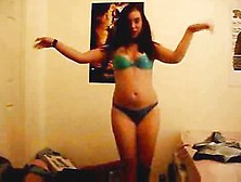 Beautiful Teen Dances And Strips Porno