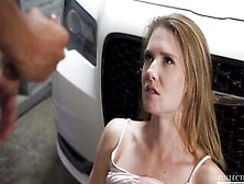 Soak Riding: Ashley Lane Blows Off Mickey Mod Into Vehicle Before Mickey Fucks Her Cunt!