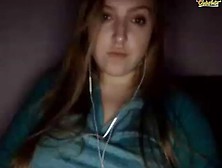 College Teen Teases In Dorm Then Facetimes With Bf