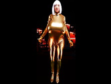 Juggsy Gold Catsuit Preview