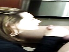 Blowjob In The Kitchen Swallowing